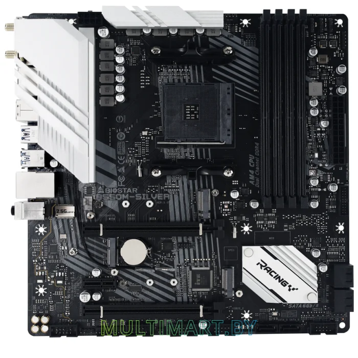 Материнская плата BIOSTAR B550M-SILVER Ver. 5.x